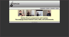 Desktop Screenshot of andrewrgray.info